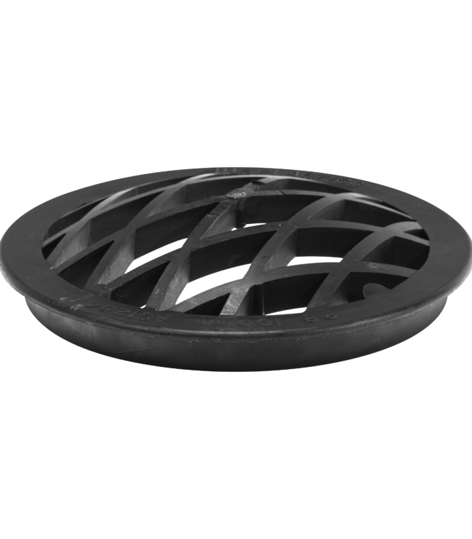 DWV PVC GRATE - 100mm, DOMED GRATE