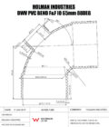 DWVF0040 DWV PVC BEND INSPECTION OUTLET Drawing