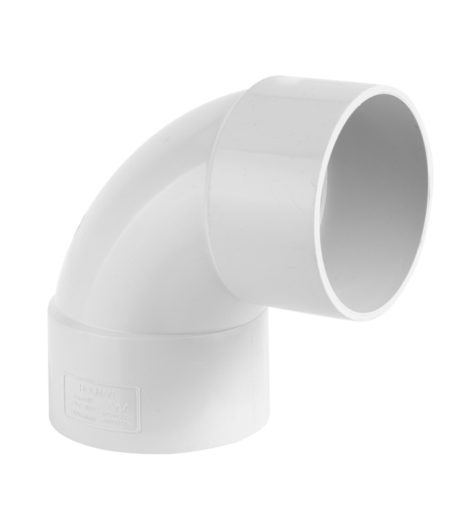 DWV PVC BEND PLAIN 50mm, 88º, F&F Holman Plumbing