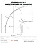 DWVF0068 DWV PVC BEND F&F PLAIN Drawing