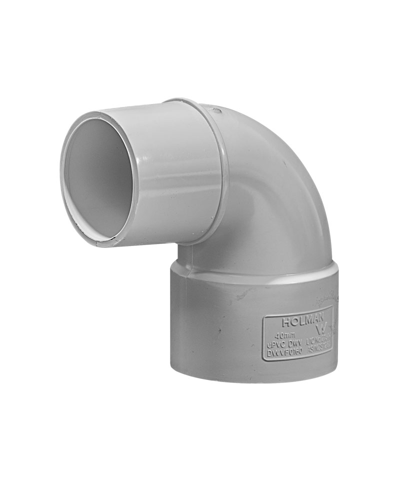 DWVF0160 - DWV PVC BEND SPIGOT X SOCKET