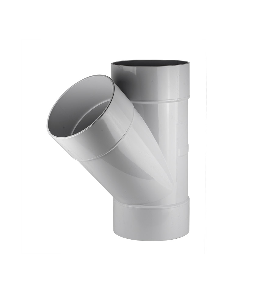 JUNMD225X225X45 - DWV PVC JUNCTION PLAIN & REDUCING