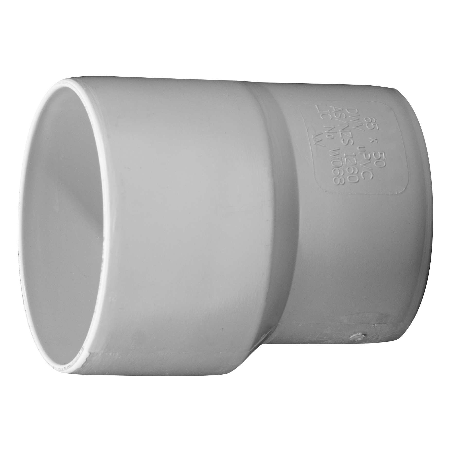 DWV PVC LEVEL INVERT TAPER 65X50mm, M&F Holman Plumbing