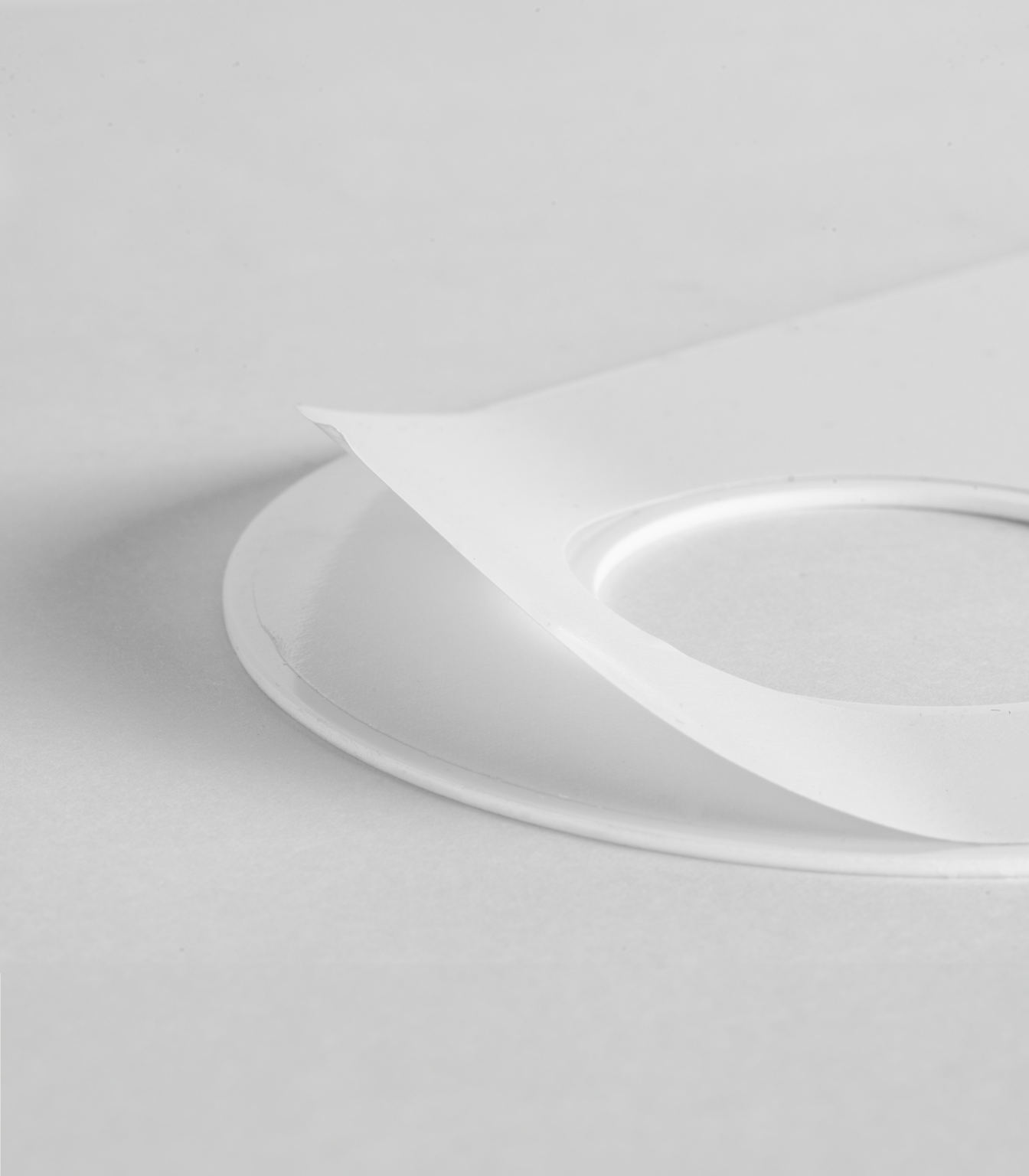 PVC STICK ON COVER PLATE 40mm Holman Plumbing