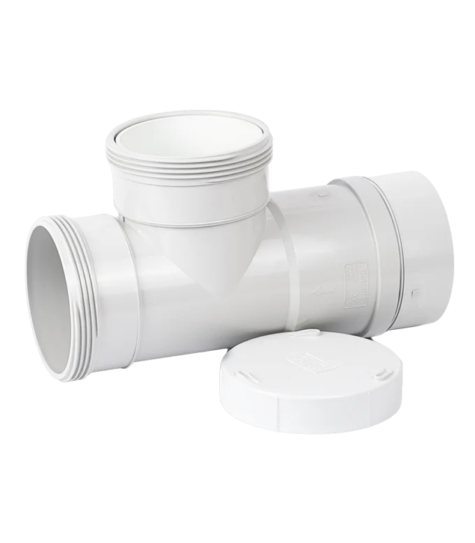 Holman Plumbing 100mm DWV Expansion Test Opening - Female & Female Threaded