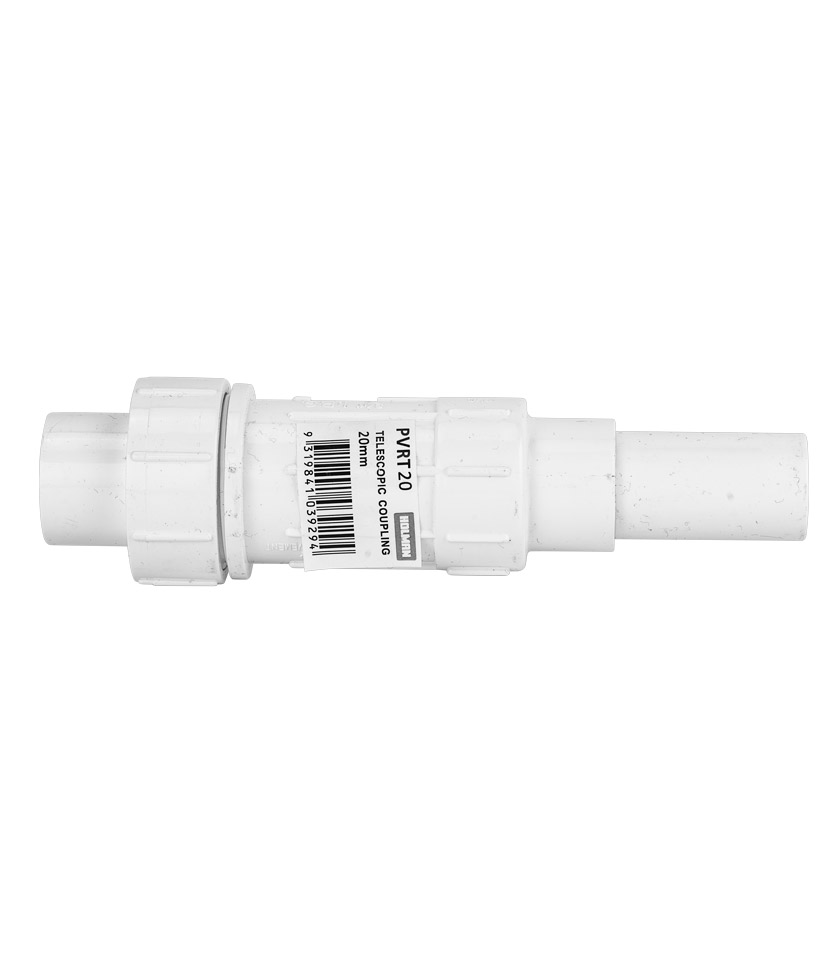PVRT20 PVC Pressure Telescopic Repair Coupling 20mm